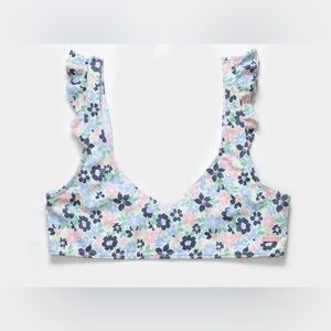 Roxy girls ditsy floral swim bikini top only NWT size‎ 14